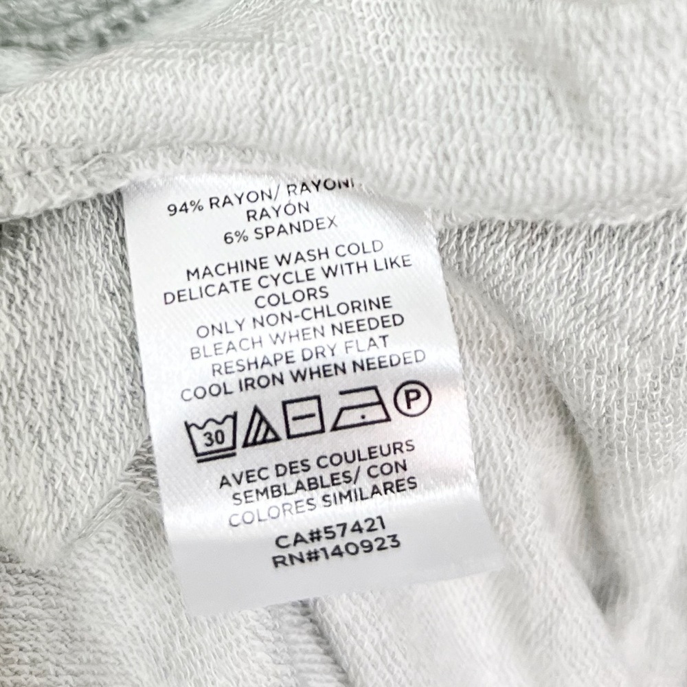 NWT Loft Polka Dot Drawstring Pajama Lounge Joggers in Grey/White - Picture 9 of 9